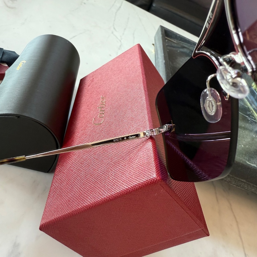 New Cartier Panthers Sunglasses Original - Picture 13 of 16